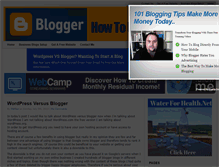 Tablet Screenshot of howtouseblogger.com
